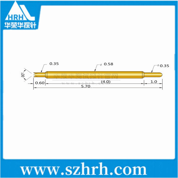 058-UJ-5.7L ，華榮華雙頭測(cè)試探針廠家